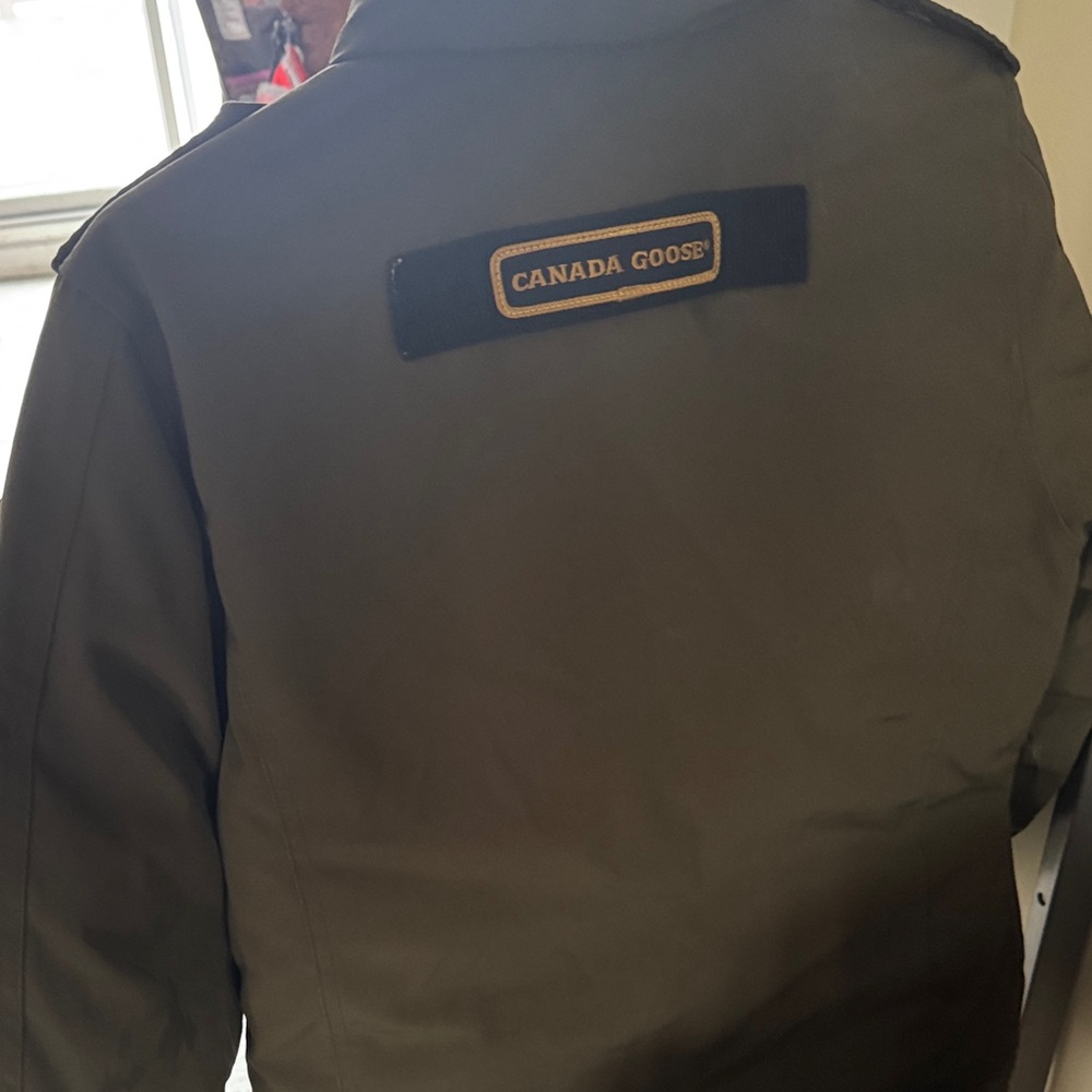Authentic used Canada Goose Olive Military Jacket